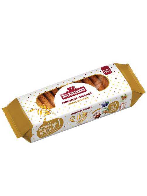 Печенье овсяное ПОСИДЕЛКИНО классическое, 320 г, 51011450