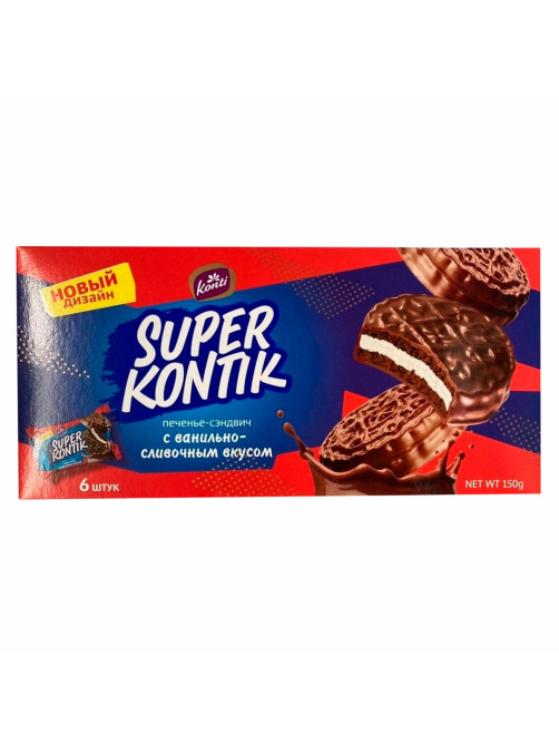 Печенье-сэндвич KONTI 