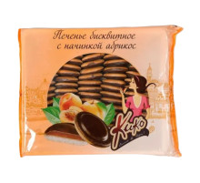 Печенье бисквитное глазированное КИКО со вкусом абрикоса 1,2 кг