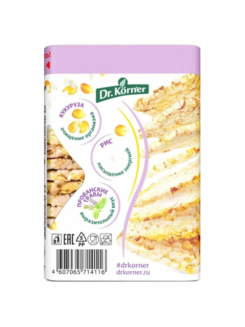 Хлебцы DR.KORNER 