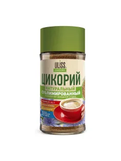 Цикорий ULISS сублимированный 85 г, стеклянная банка