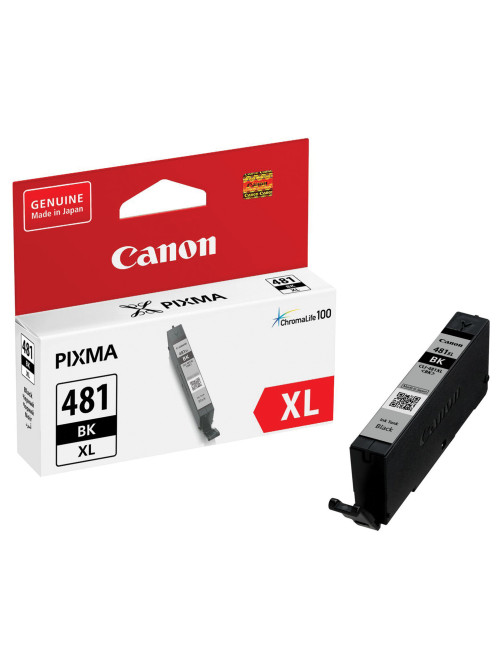 Картридж струйный CANON (CLI-481BK XL) для PIXMA TS704/TS6140, черный, ресурс 3998 страниц, оригинальный, 2047C001