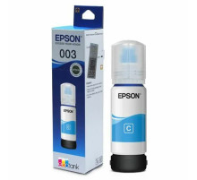 Чернила EPSON 003 (C13T00V298) для СНПЧ EPSON L3210/L3216/L3218, голубые, ОРИГИНАЛЬНЫЕ
