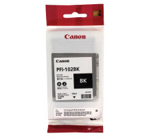 Картридж струйный CANON (PFI-102BK) iPF500/510/F600/605/610/650/655/700/710/720, черный, оригинальный, 130 мл, 0895B001