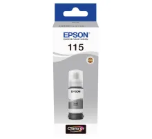 Чернила EPSON 115 (C13T07D54A) для СНПЧ L8160/L8180, серые, объем 70 мл, ОРИГИНАЛЬНЫЕ