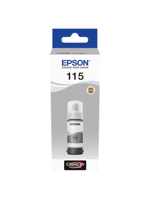 Чернила EPSON 115 (C13T07D54A) для СНПЧ L8160/L8180, серые, объем 70 мл, ОРИГИНАЛЬНЫЕ