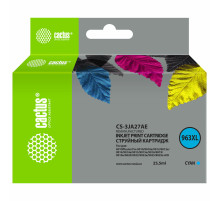 Картридж струйный CACTUS (CS-3JA27AE) для HP OfficeJet Pro 9010/9010e/9012/9014, голубой
