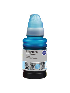 Чернила CACTUS (CS-EPT6735) для СНПЧ EPSON L800/L810/L850/L1800, светло-голубые, 0,1 л