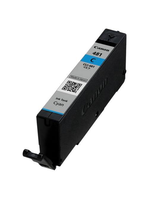 Картридж струйный CANON (CLI-481C) для PIXMA TS704/TS6140, голубой, ресурс 257 страниц, оригинальный, 2098C001
