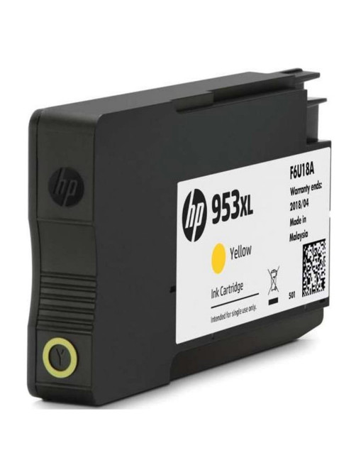 Картридж струйный HP (F6U18AE) Officejet Pro 8710/8210 №953XL, желтый, увеличенный ресурс 1600 стр., оригинальный