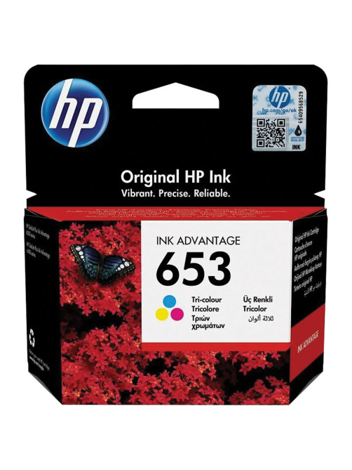 Картридж струйный HP (3YM74AE) DeskJet Plus Ink Advantage 6075/6475, №653, цветной, 200 страниц, оригинальный