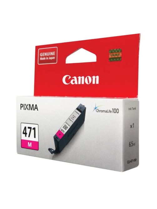 Картридж струйный CANON (CLI-471М) PIXMA MG5740/MG6840/MG7740, пурпурный, оригинальный, ресурс 297 стр., 0402C001