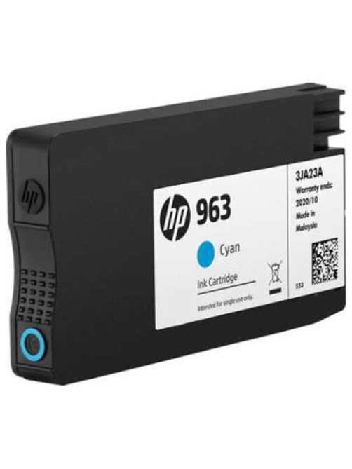Картридж струйный HP (3JA23AE) для HP OfficeJet Pro 9010/9013/9020/9023, №963 голубой, ресурс 700 страниц