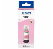 Чернила EPSON 108 (C13T09C64A) для СНПЧ EPSON L8050 /L8100 /L18050, светло-пурпурные, ОРИГИНАЛЬНЫЕ