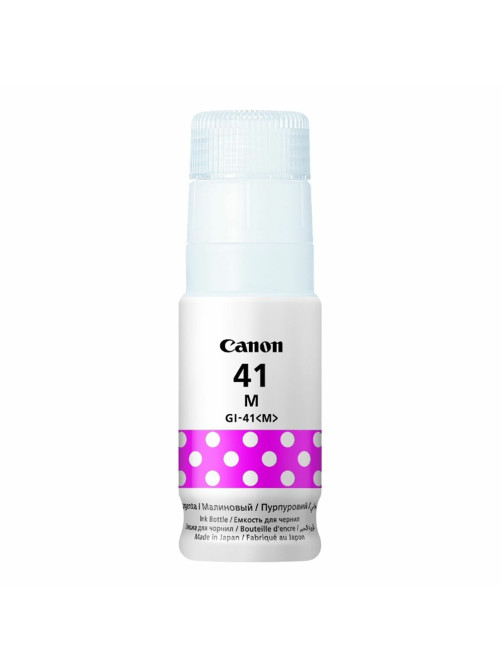 Чернила CANON (GI-41M) для G1400/G2400/G3400, пурпурные, 7700 стр., ОРИГИНАЛЬНЫЕ, 4544C001