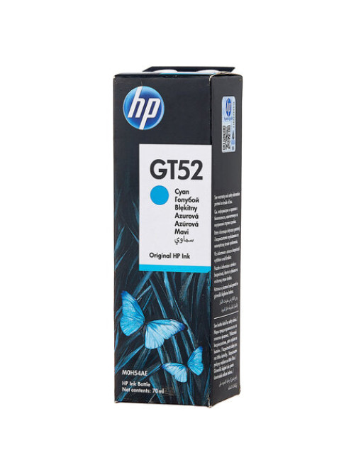 Чернила HP GT52 (M0H54AE) для InkTank 315/410/415, SmartTank 500/515/615 голубые, ресурс 8000 страниц, оригинальные