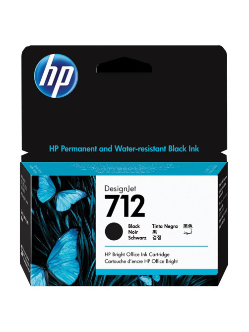 Картридж струйный для плоттера HP (3ED70A) DesignJet T230/T250/T630/T650, №712, черный, оригинальный