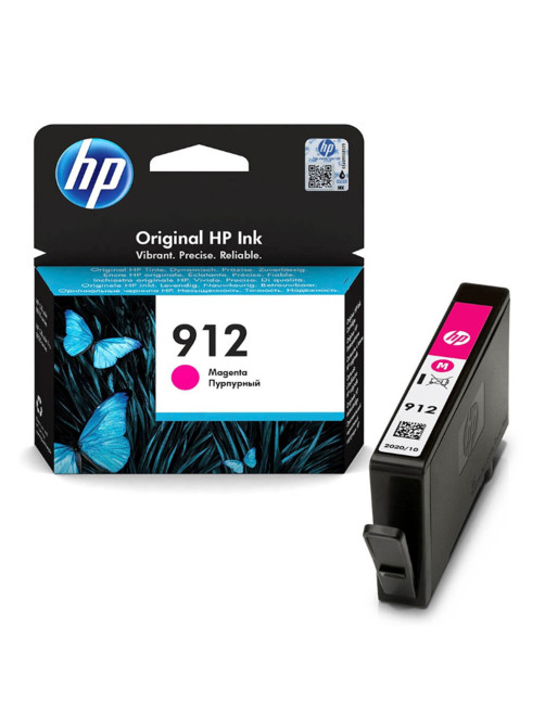 Картридж струйный HP (3YL78AE) для HP OfficeJet Pro 8023, №912 пурпурный, ресурс 315 страниц, оригинальный