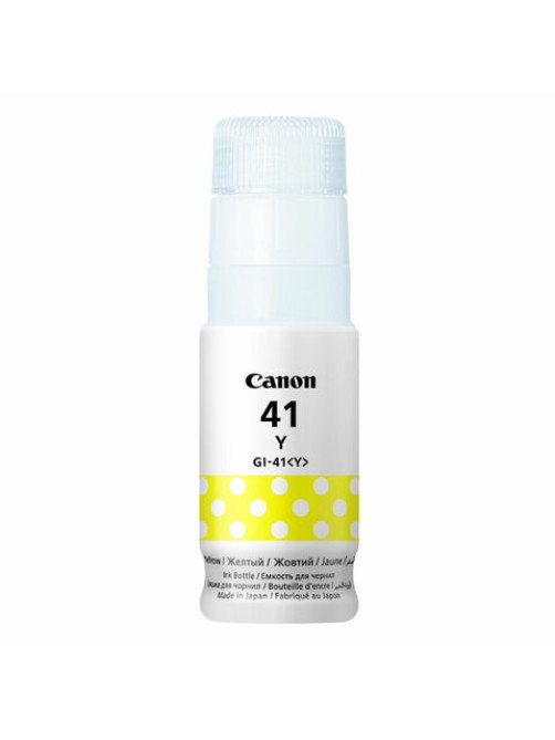 Чернила CANON (GI-41Y) для G1400/G2400/G3400, желтые, 7700 стр., ОРИГИНАЛЬНЫЕ, 4545C001