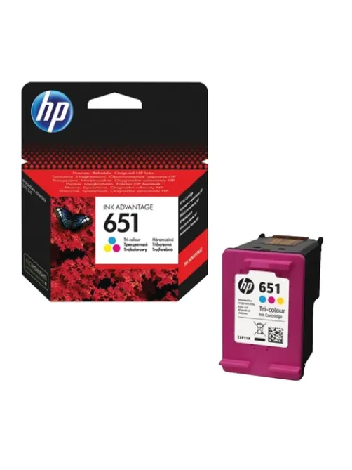 Картридж струйный HP (С2P11AE) Ink Advantage 5575/5645/OfficeJet 202, №651, цветной, оригинальный, ресурс 300 стр., C2P11AE