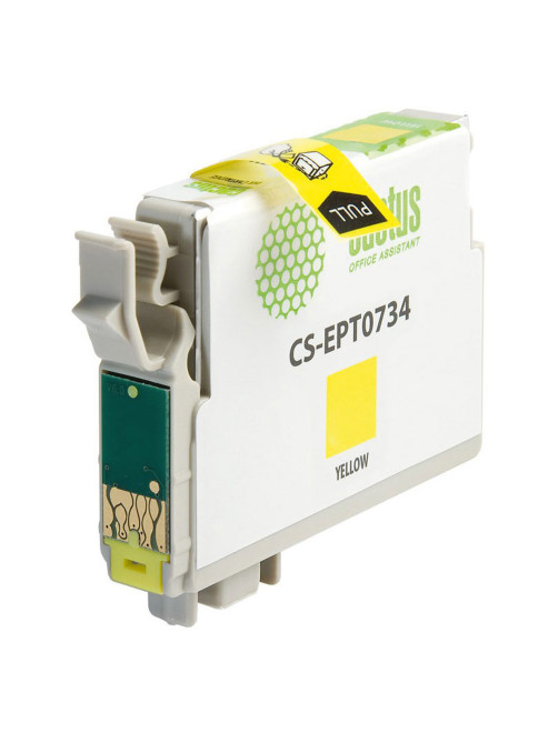 Картридж струйный CACTUS (CS-EPT0734) для EPSON Stylus С79/СХ3900/4900/5900/7300, желтый