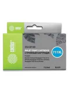 Картридж струйный CACTUS (CS-CZ133) для плоттеров HP DesignJet T120/T520, черный