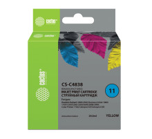 Картридж струйный CACTUS (CS-C4838) для HP DesignJet 70/100/110/120, желтый