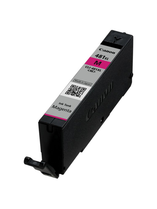 Картридж струйный CANON (CLI-481M XL) для PIXMA TS704 / TS6140, пурпурный, ресурс 474 страницы, оригинальный, 2045C001
