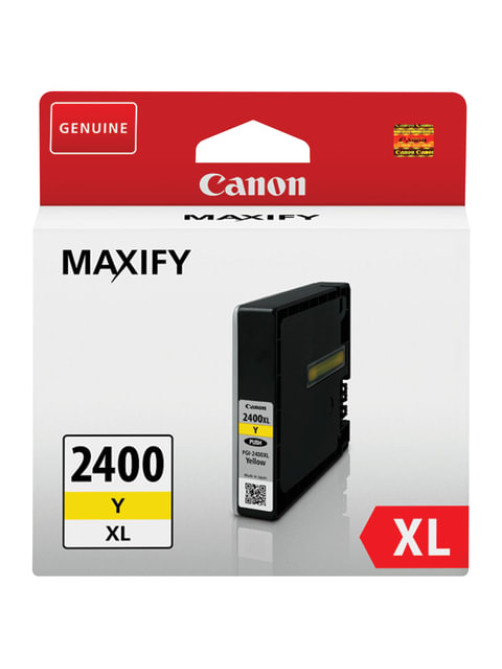 Картридж струйный CANON (PGI-2400XLY) iB4040/MB5040/MB5340, желтый, оригинальный, ресурс 1500 стр., 9276B001