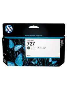 Картридж струйный для плоттера HP (B3P22A) Designjet T920/1500, №727, черный матовый, 130 мл, оригинальный