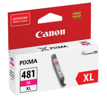 Картридж струйный CANON (CLI-481M XL) для PIXMA TS704 / TS6140, пурпурный, ресурс 474 страницы, оригинальный, 2045C001
