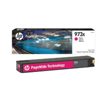 Картридж струйный HP (F6T82AE) PW Pro 477dw/452dw, №973X, пурпурный увеличенный ресурс 7000 страниц, оригинальный