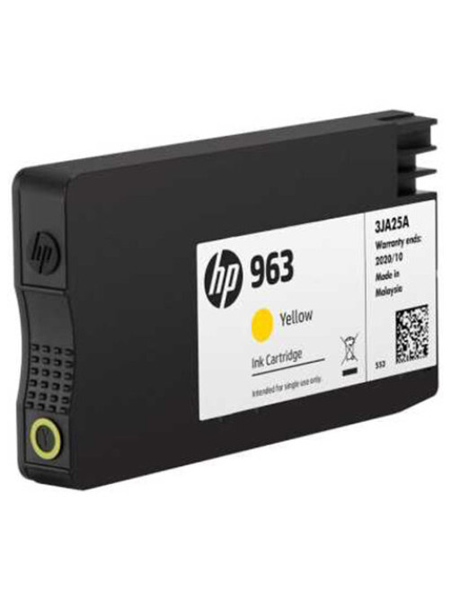 Картридж струйный HP (3JA25AE) для HP OfficeJet Pro 9010/9013/9020/9023, №963 желтый, ресурс 700 страниц