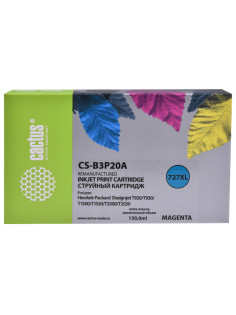 Картридж струйный CACTUS (CS-B3P20A) для HP DesignJet T920/T1500/T2530, пурпурный