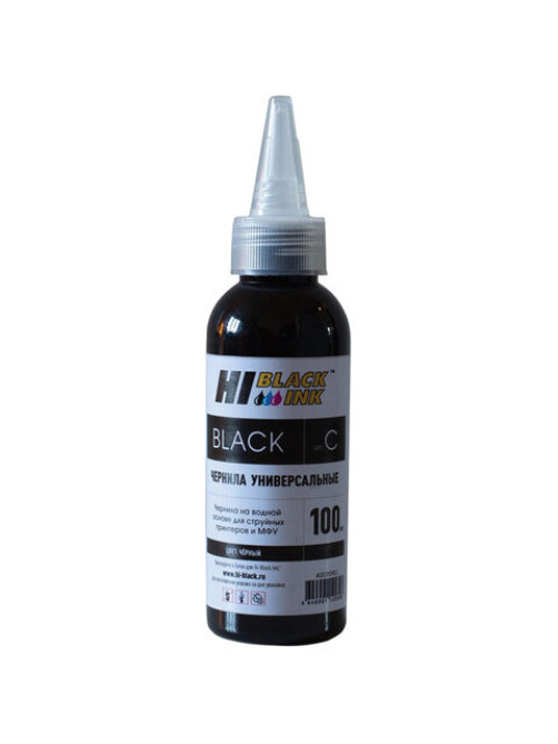 Чернила HI-BLACK для CANON (Тип C) универсальные, черные 0,1 л, водные, 150701038699