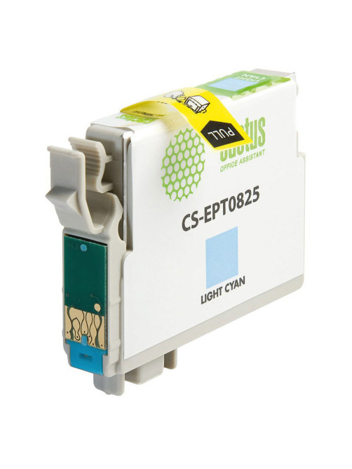 Картридж струйный CACTUS (CS-EPT0825) для EPSON Stylus R270/R390/ RX590, светло-голубой