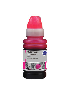 Чернила CACTUS (CS-EPT6733) для СНПЧ EPSON L800/L810/L850/L1800, пурпурные, 0,1 л