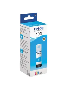 Чернила EPSON 103 (C13T00S24A) для СНПЧ EPSON L3100/L3101/L3110/L3150/L3151/L1110, голубые, ОРИГИНАЛЬНЫЕ