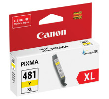 Картридж струйный CANON (CLI-481Y XL) для PIXMA TS704 / TS6140, желтый, ресурс 512 страниц, оригинальный, 2046C001