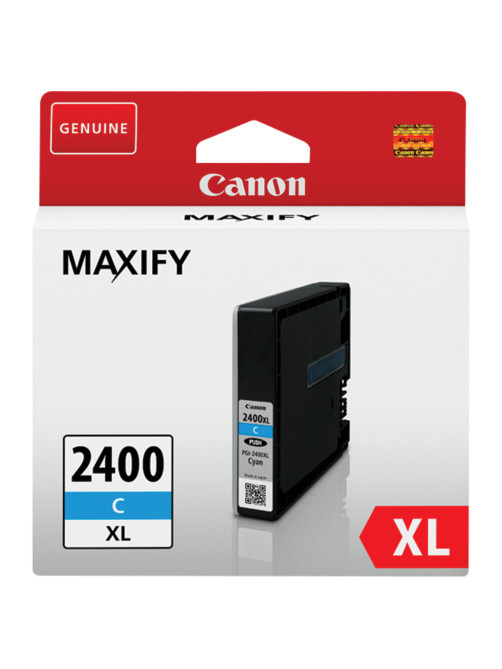 Картридж струйный CANON (PGI-2400XLС) iB4040/MB5040/MB5340, голубой, оригинальный, ресурс 1500 стр., 9274B001
