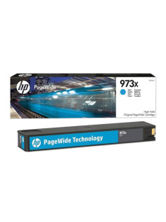 Картридж струйный HP (F6T81AE) PW Pro 477dw/452dw, №973X, голубой, увеличенный ресурс 7000 страниц, оригинальный