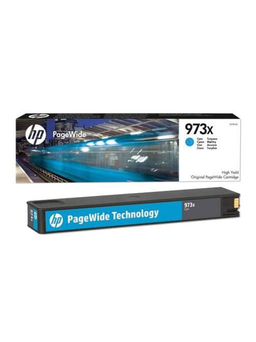 Картридж струйный HP (F6T81AE) PW Pro 477dw/452dw, №973X, голубой, увеличенный ресурс 7000 страниц, оригинальный