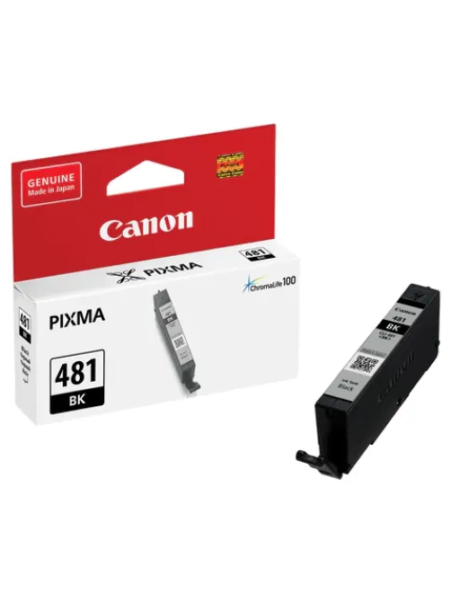 Картридж струйный CANON (CLI-481BK) для PIXMA TS704 / TS6140, черный, ресурс 1478 страниц, оригинальный, 2101C001