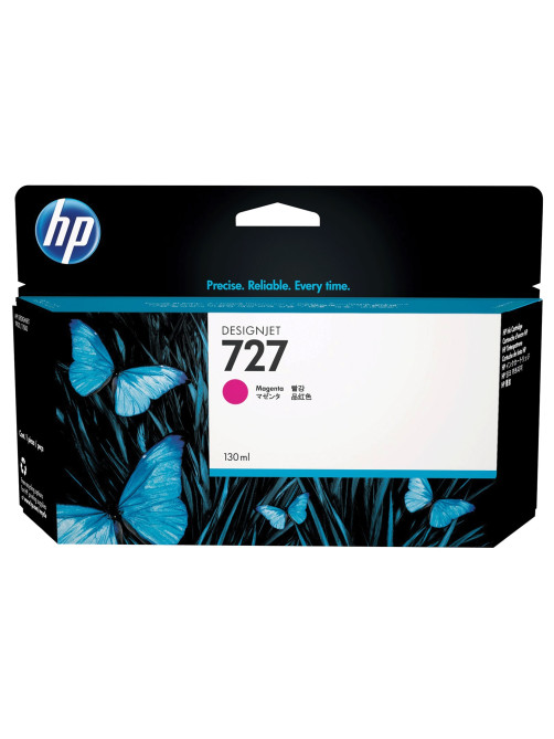 Картридж струйный для плоттера HP (B3P20A) Designjet T920/1500, №727, пурпурный, 130 мл, оригинальный