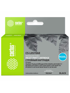 Картридж струйный CACTUS (CS-L0S70AE) для HP OfficeJet Pro 7740/8210/8218/8710, черный