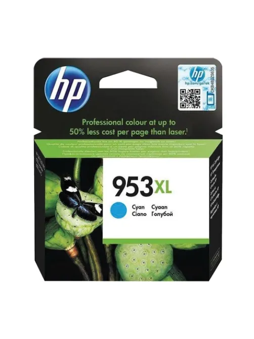 Картридж струйный HP (F6U16AE) Officejet Pro 8710/8210, №953XL, голубой, увеличенный ресурс 1600 стр., оригинальный