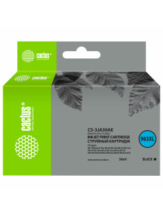 Картридж струйный CACTUS (CS-3JA30AE) для HP OfficeJet Pro 9010/9010e/9012/9014, черный