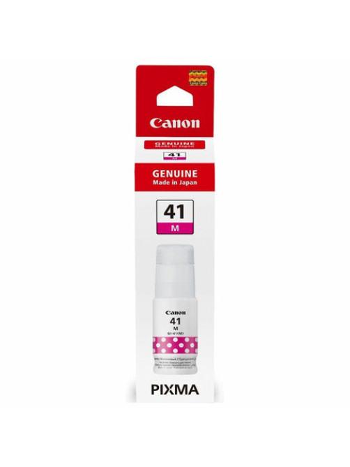 Чернила CANON (GI-41M) для G1400/G2400/G3400, пурпурные, 7700 стр., ОРИГИНАЛЬНЫЕ, 4544C001