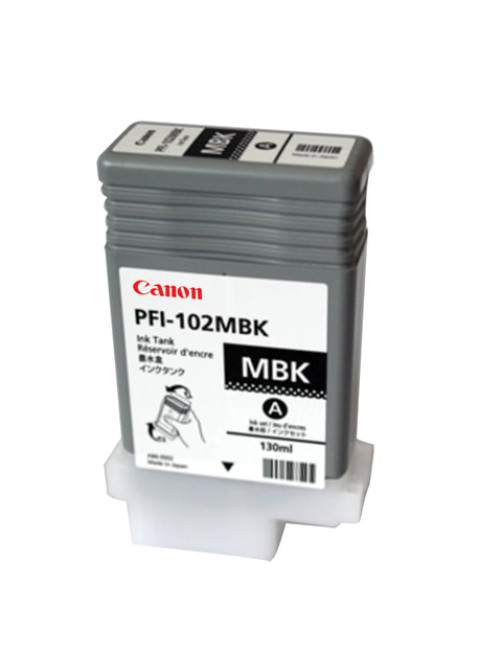 Картридж струйный CANON (PFI-102МBK) iPF500/510/F600/605/610/650/655/700, матовый, черный, оригинальный, 130 мл, 0894B001