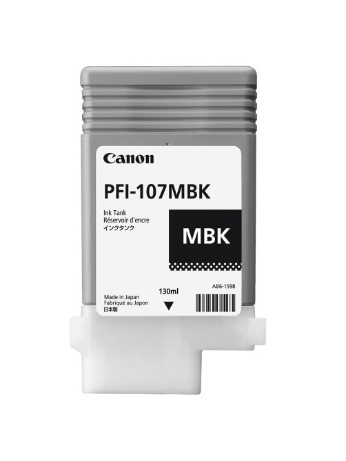 Картридж струйный CANON (PFI-107MBK) PF680/685/780/785, матовый, черный, оригинальный, 130 мл, 6704B001